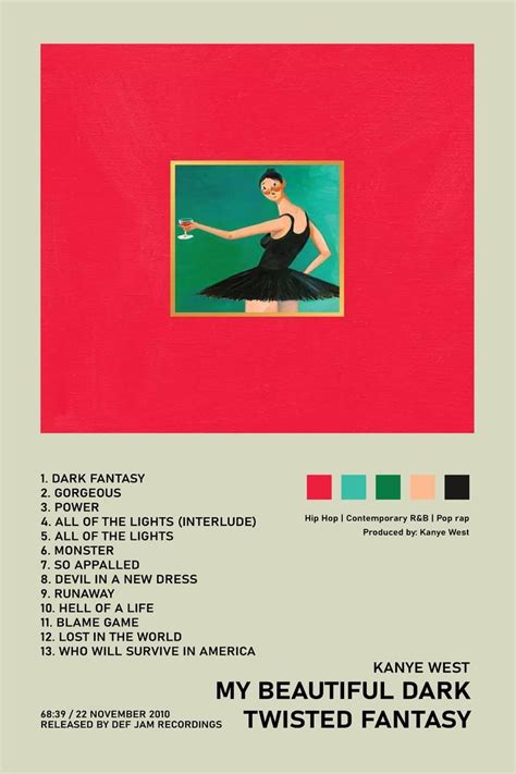 kanye west my beautiful dark twisted fantasy songs.